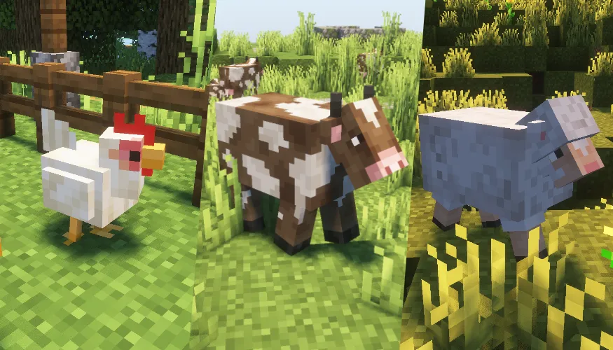 Updated Mobs — Minecraft resurs pak, rasm 2