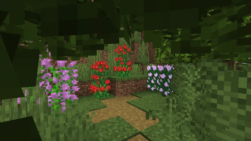 Bushy Vegetation — Minecraft resurs pak, rasm 2