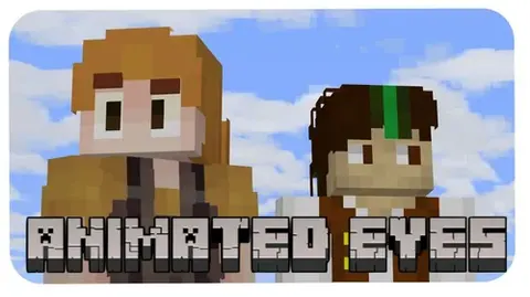 Animated eyes Minecraft