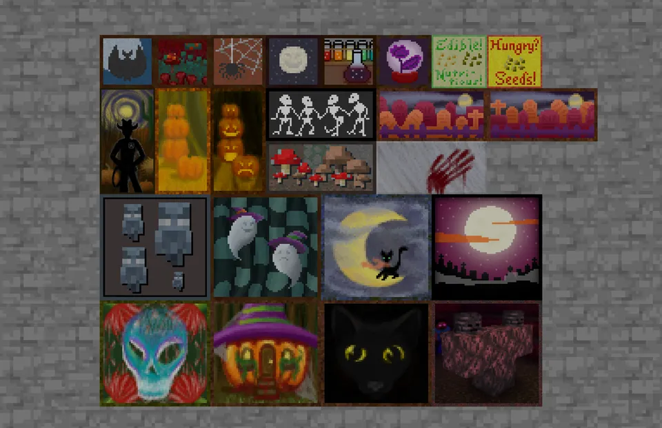 Rina's Halloween Paintings — Minecraft resurs pak, rasm 2