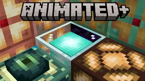 Animated+ — Minecraft resurs pak, rasm 1