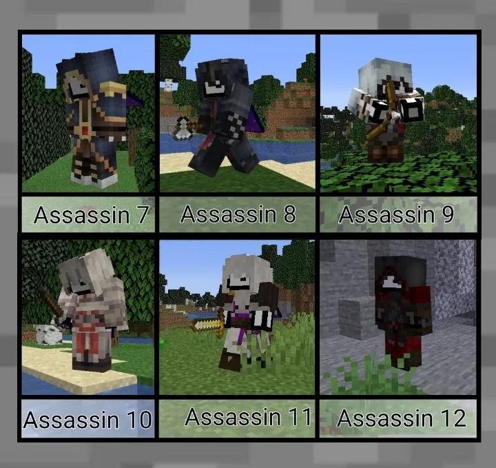 Assassin’s Creed zirhi — Minecraft resurs pak, rasm 3