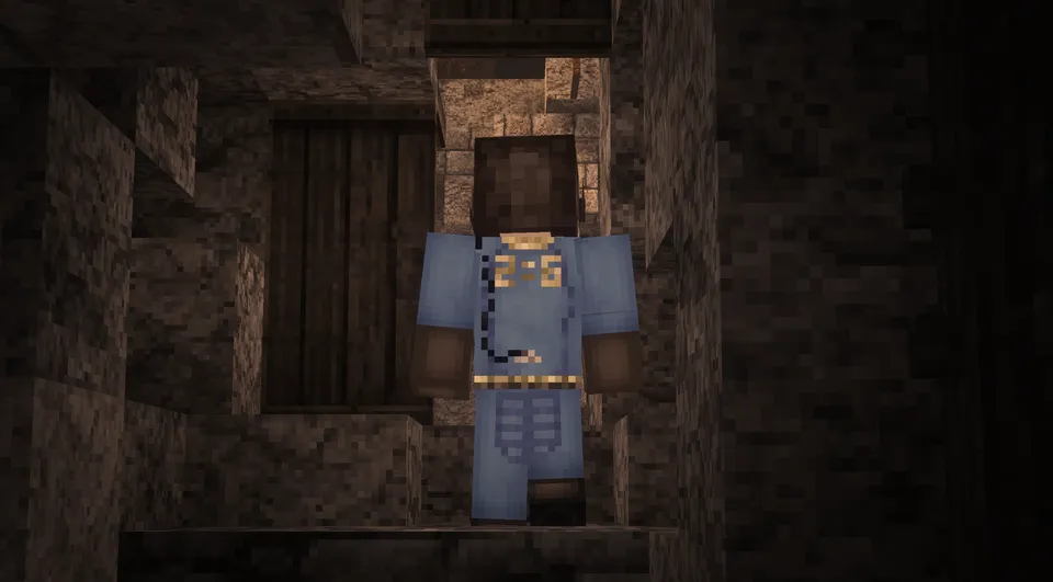 Fallout'dan Vault-Tec boshpanasi kombinezoni — Minecraft resurs pak, rasm 3