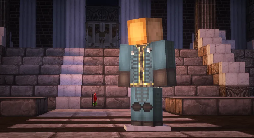 Fallout'dan Vault-Tec boshpanasi kombinezoni — Minecraft resurs pak, rasm 5