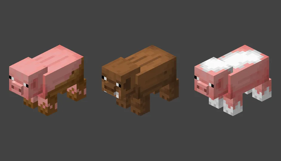 Turli xil Moblar — Minecraft resurs pak, rasm 5