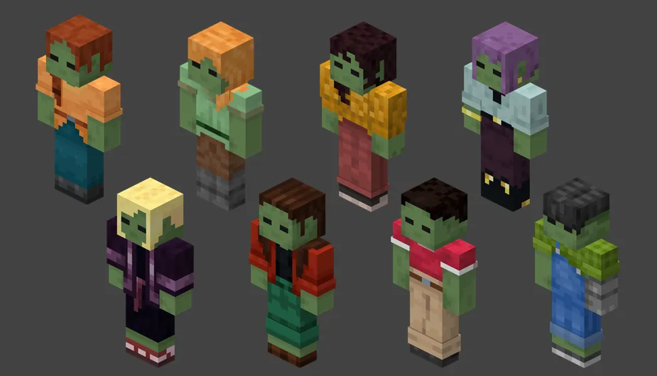 Turli xil Moblar — Minecraft resurs pak, rasm 7