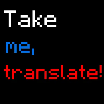 Take me, Translate! (RU) — Minecraft resurs pak, rasm 1