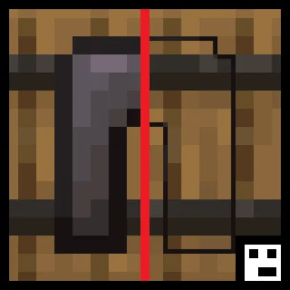 Qayta nomlanganda ko'rinmas zirh — Minecraft resurs pak, rasm 1