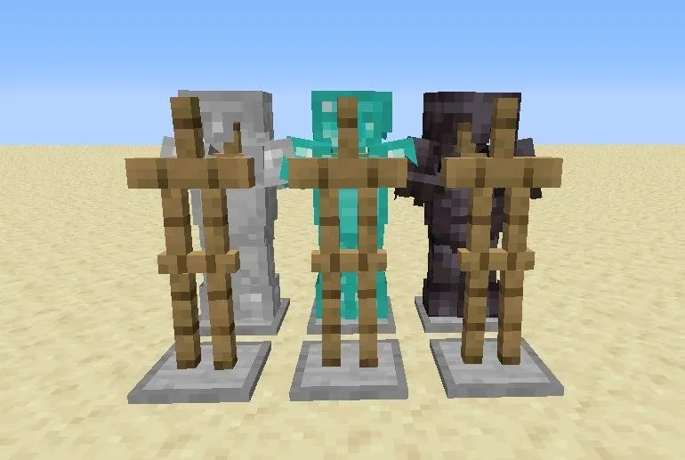 Qayta nomlanganda ko'rinmas zirh — Minecraft resurs pak, rasm 2