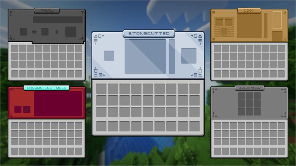 Refreshed UI ! — Minecraft resurs pak, rasm 3
