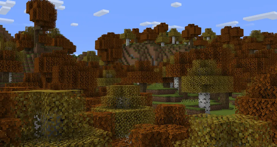 Nature's Autumn Adventure — Minecraft resurs pak, rasm 3