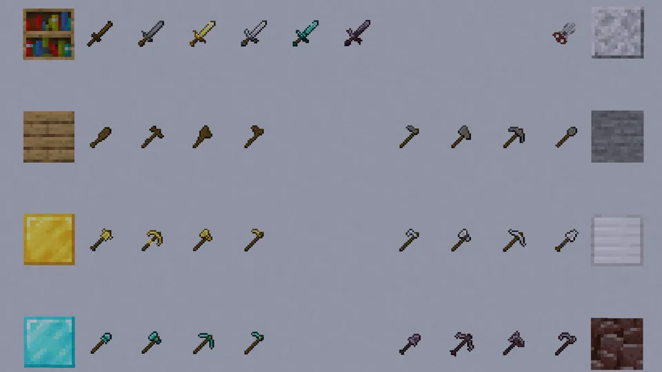 Tool Up-Great — Minecraft resurs pak, rasm 4