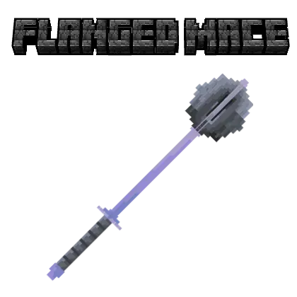 Flanged mace