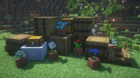 Randomly Rotating Flower Pots