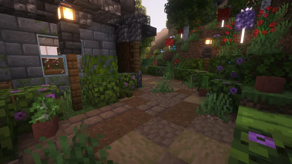 Randomly Rotating Flower Pots — Minecraft resurs pak, rasm 3