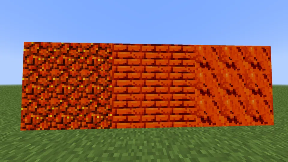 Nether Minerals Programmer Art — Minecraft resurs pak, rasm 2