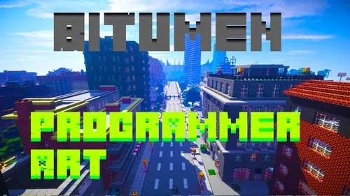 Bitumen Programmer Art — Minecraft resurs pak, rasm 1