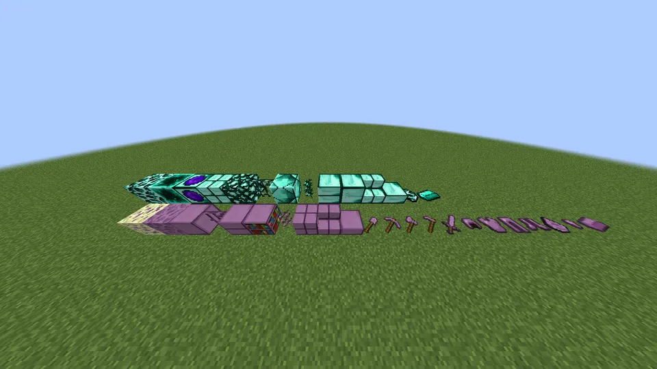 Ender Minerals Programmer Art — Minecraft resurs pak, rasm 2
