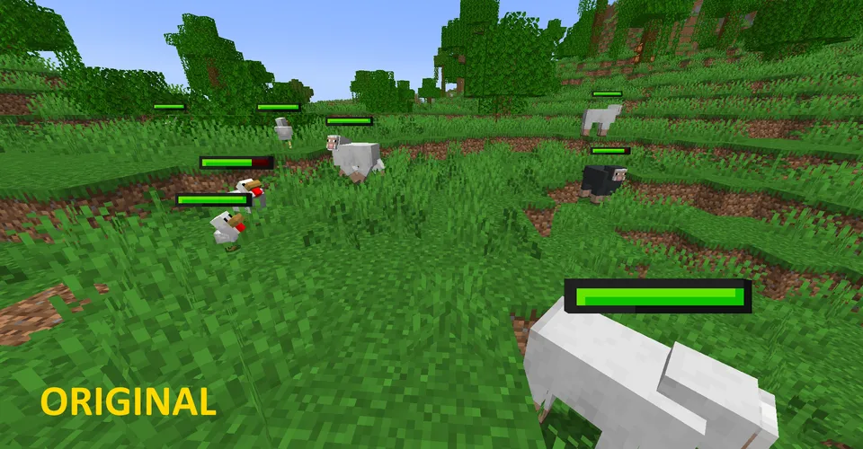 Modified Health Bars — Minecraft resurs pak, rasm 4