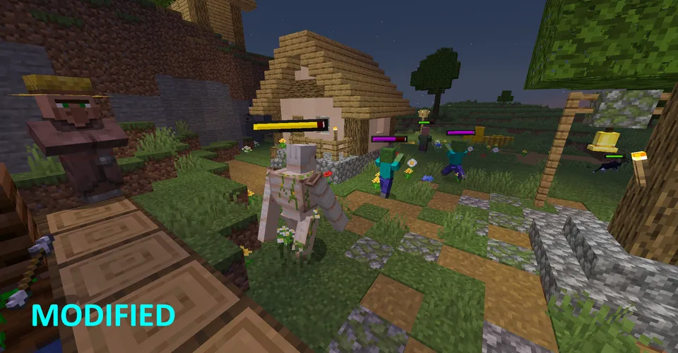 Modified Health Bars — Minecraft resurs pak, rasm 7