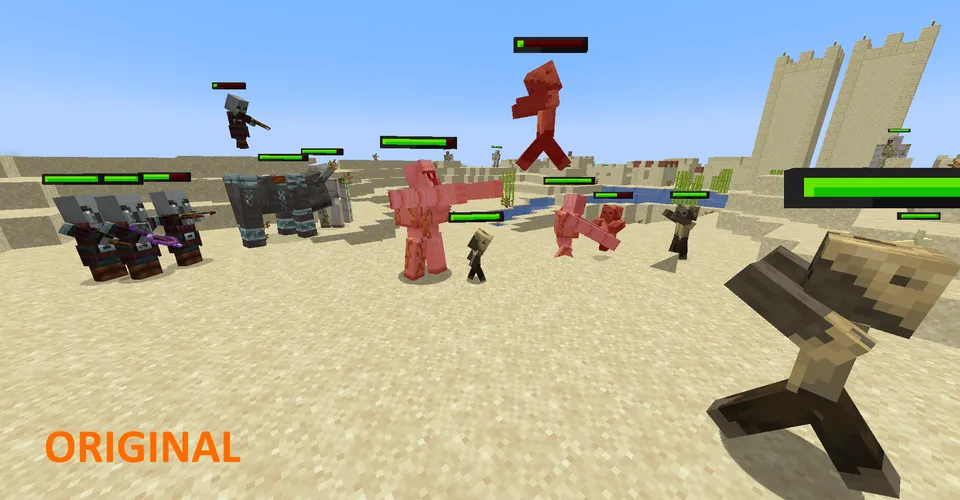 Modified Health Bars — Minecraft resurs pak, rasm 8