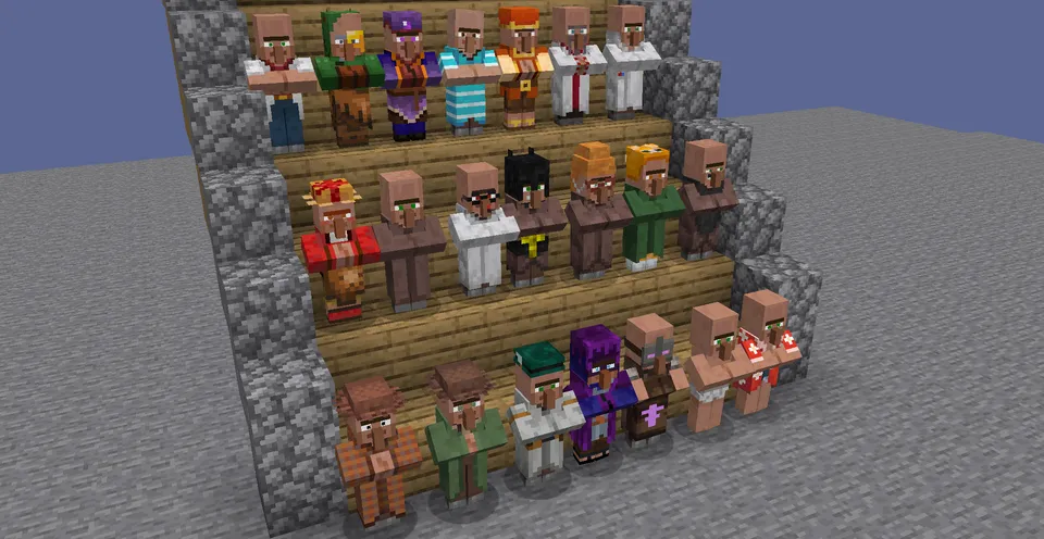 Fresh Nostalgic Villagers — Minecraft resurs pak, rasm 2