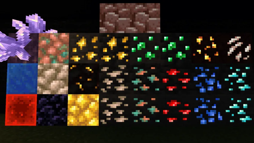 Emissive Textures — Minecraft resurs pak, rasm 2