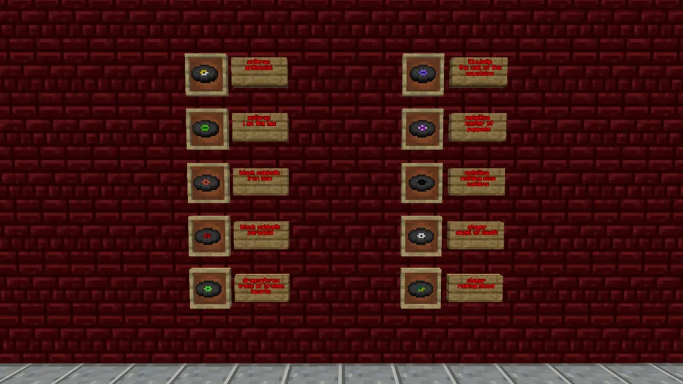 Xorijiy Rok xitlari — Minecraft resurs pak, rasm 3