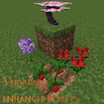 Vervada's enhanced plants — Minecraft resurs pak, rasm 1