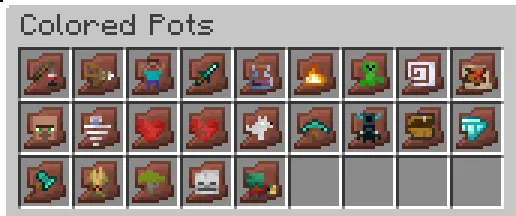 Colored Pots — Minecraft resurs pak, rasm 4