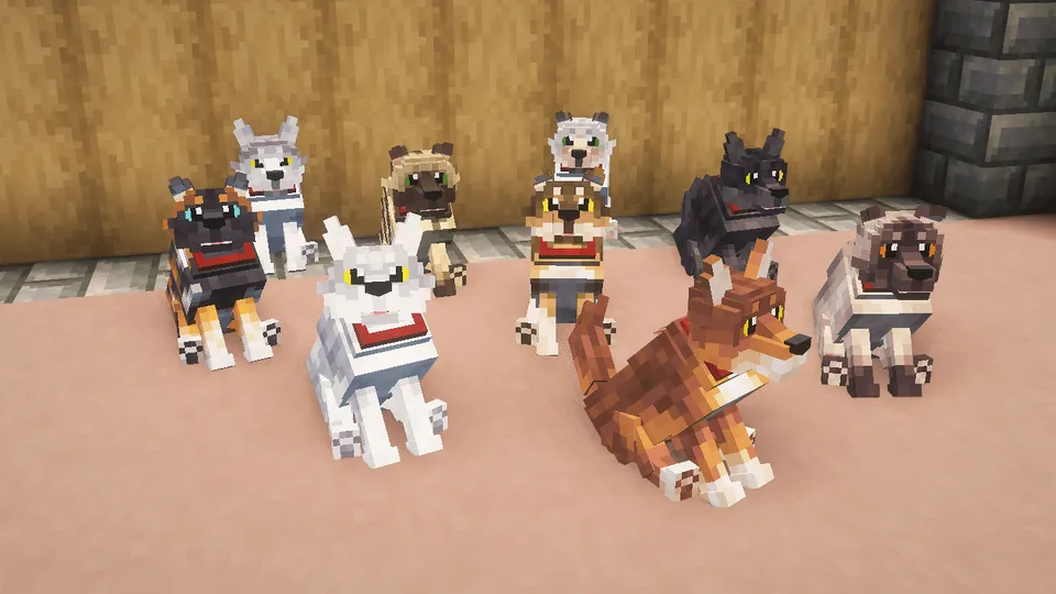 Wild Wolves — Minecraft resurs pak, rasm 6