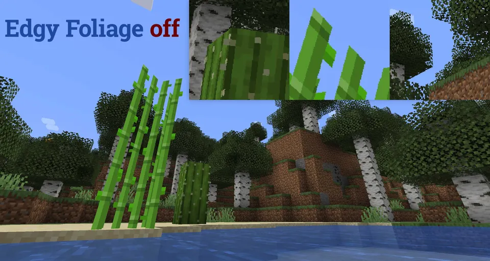 Edgy Foliage — Minecraft resurs pak, rasm 3