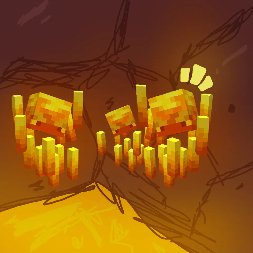 Better blazes — Minecraft resurs pak, rasm 2