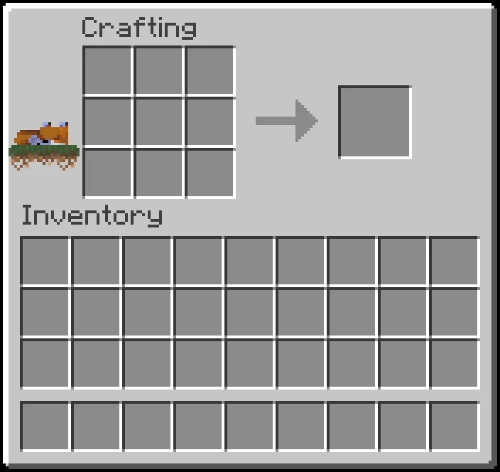 Fox Pet Inventory — Minecraft resurs pak, rasm 3