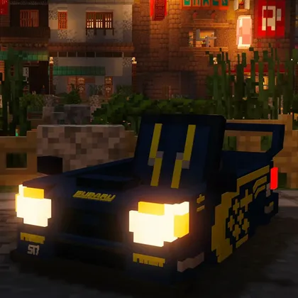 Boat Subaru Impreza — Minecraft resurs pak, rasm 1