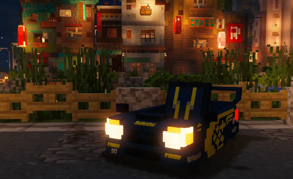 Boat Subaru Impreza — Minecraft resurs pak, rasm 2