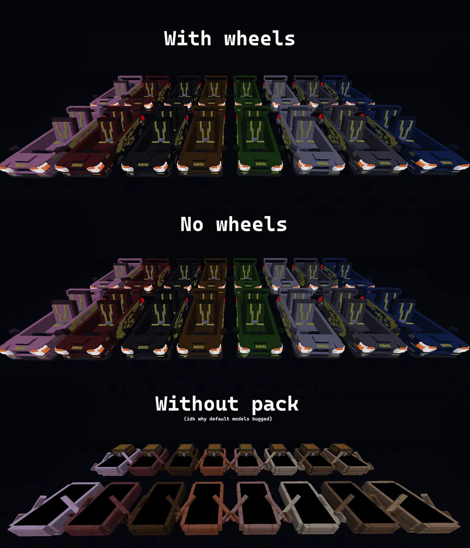 Boat Subaru Impreza — Minecraft resurs pak, rasm 3
