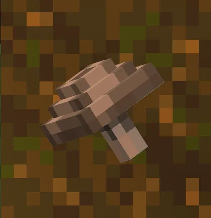 3D mushrooms — Minecraft resurs pak, rasm 1