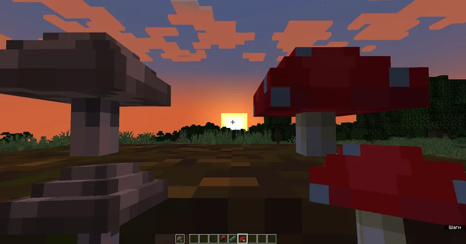 3D mushrooms — Minecraft resurs pak, rasm 2