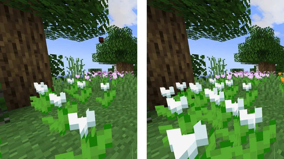 Flower Clusters — Minecraft resurs pak, rasm 2