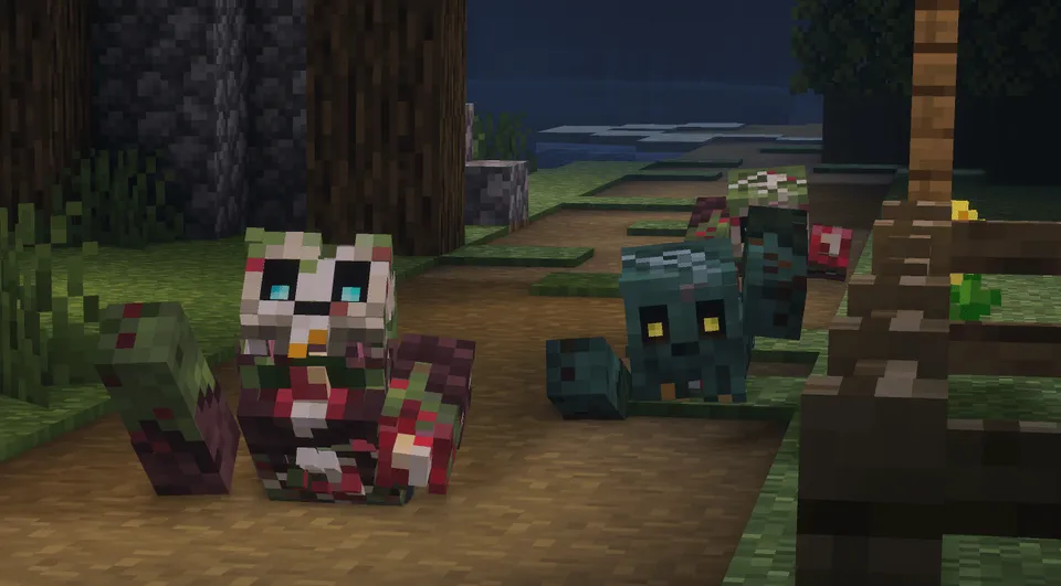 Blue's Better Monsters — Minecraft resurs pak, rasm 3