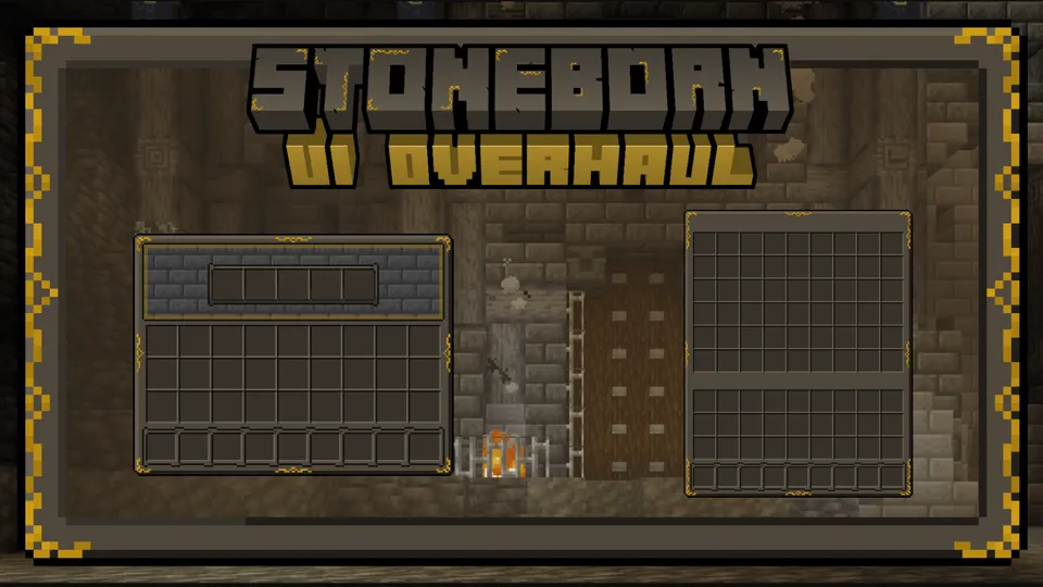 Stoneborn UI — Minecraft resurs pak, rasm 2