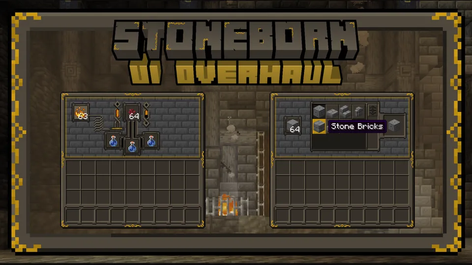 Stoneborn UI — Minecraft resurs pak, rasm 3