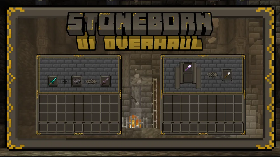Stoneborn UI — Minecraft resurs pak, rasm 5