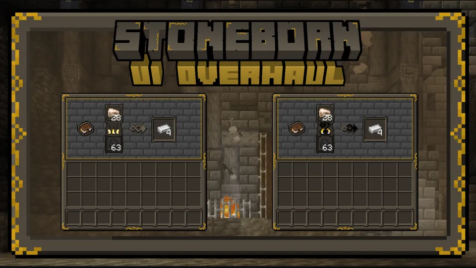 Stoneborn UI — Minecraft resurs pak, rasm 6