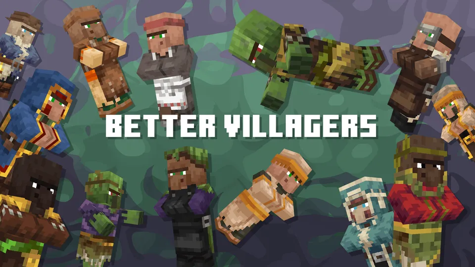 Better Villagers — Minecraft resurs pak, rasm 2