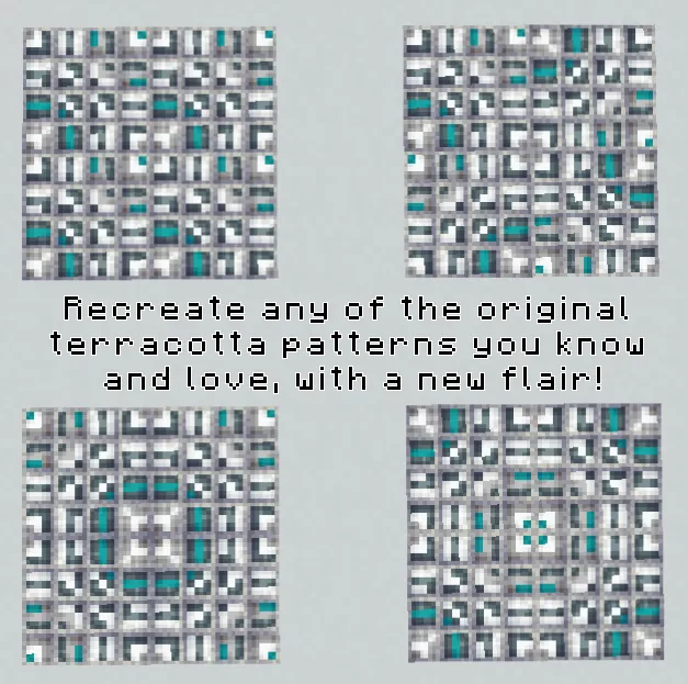 Glazed Tiles — Minecraft resurs pak, rasm 4