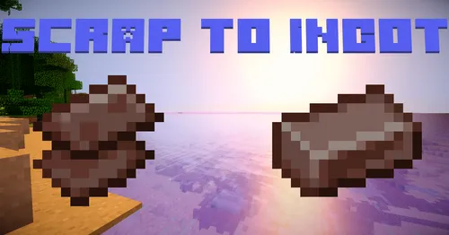 Scrap To Ingot — Minecraft resurs pak, rasm 1