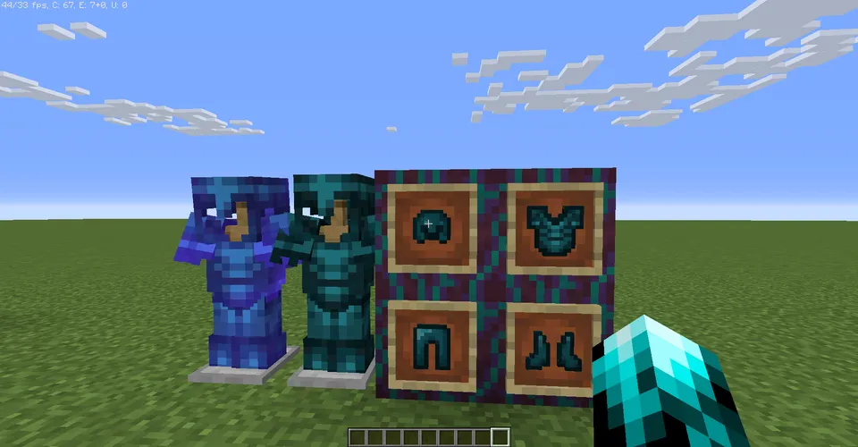 Blue_Flame — Minecraft resurs pak, rasm 3