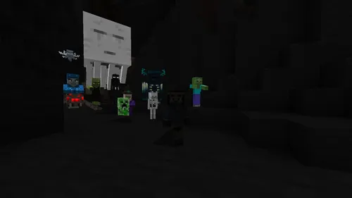 Emissive mobs — Minecraft resurs pak, rasm 1